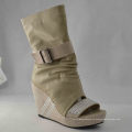Новый стиль мода высокой пятки ботинки платья (HCY03-048)